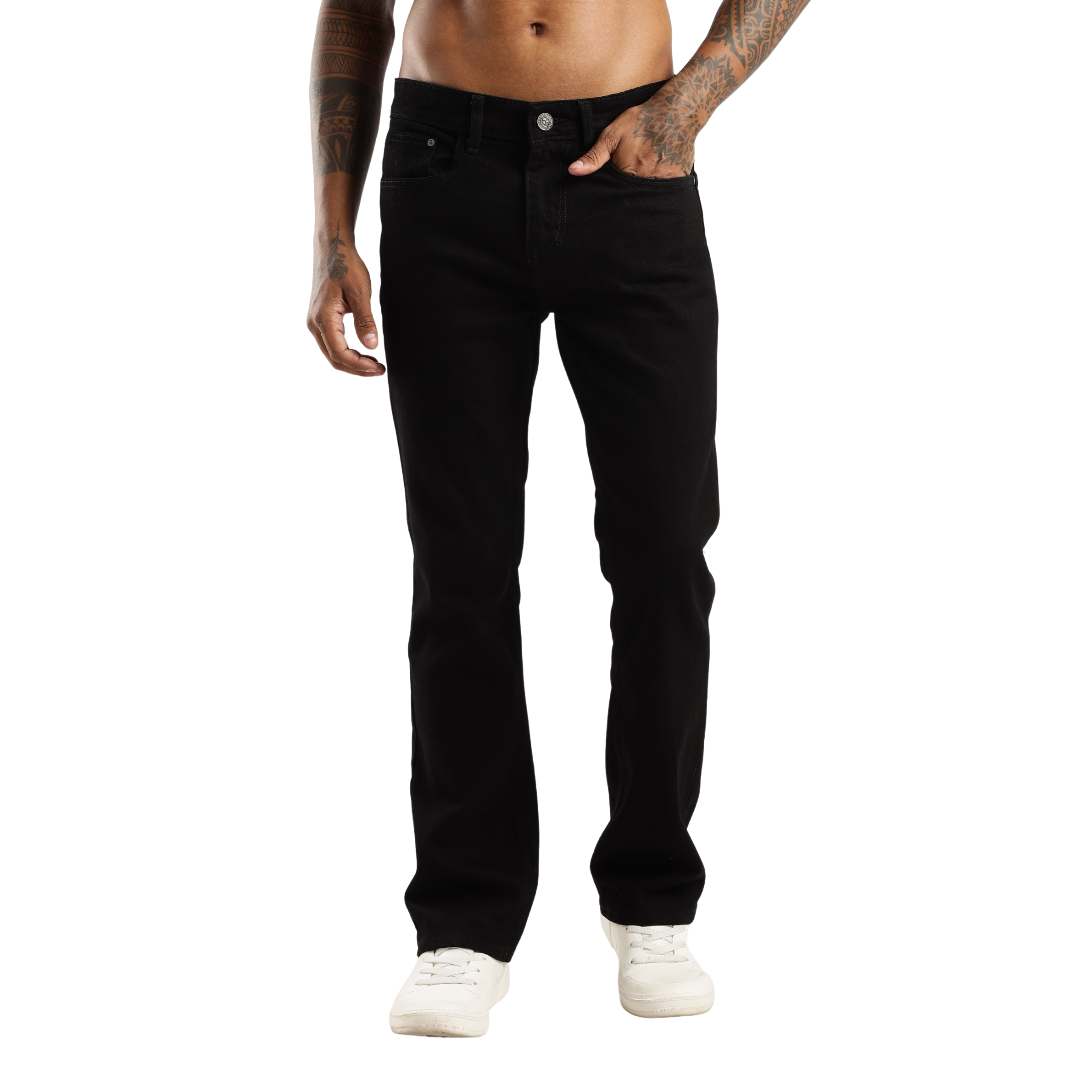 The-Rugged Sleek Bootcut Jeans for Men – Shadow Trail