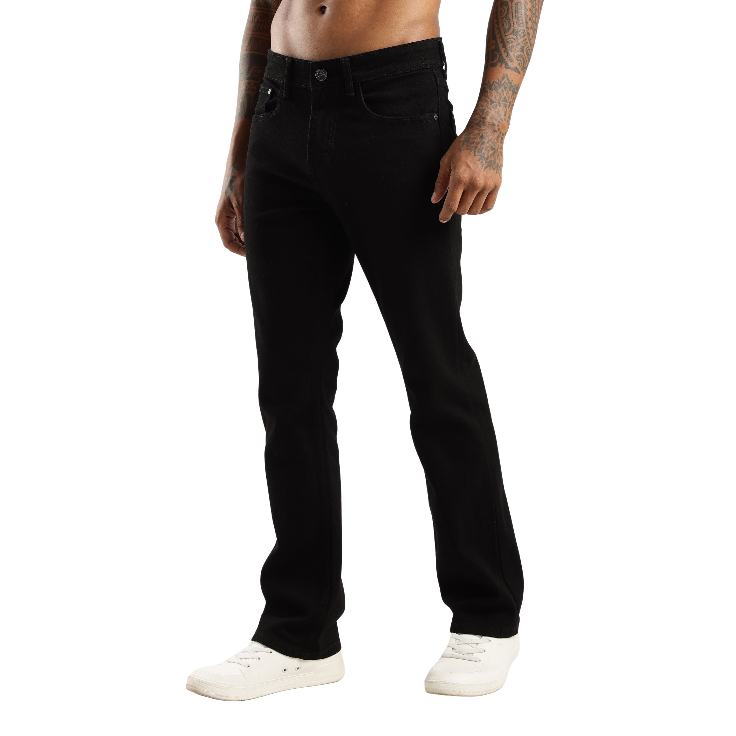 The-Rugged Sleek Bootcut Jeans for Men – Shadow Trail