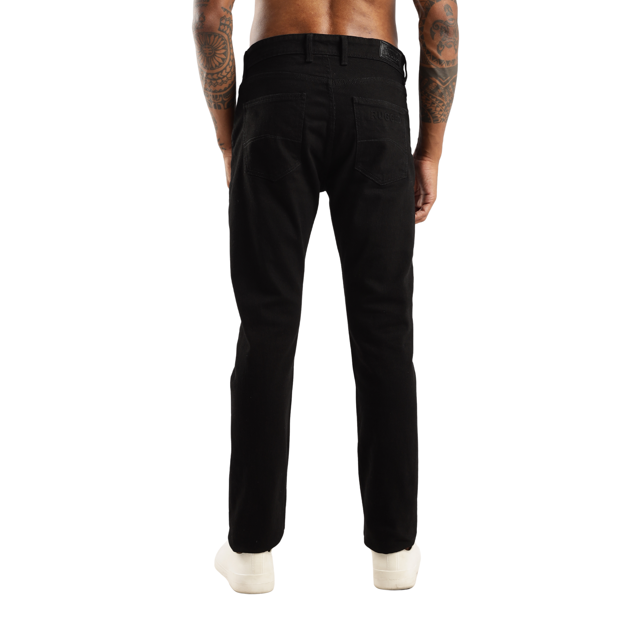 Sleek Tapered Fit Men’s Jeans – Shadow Trail