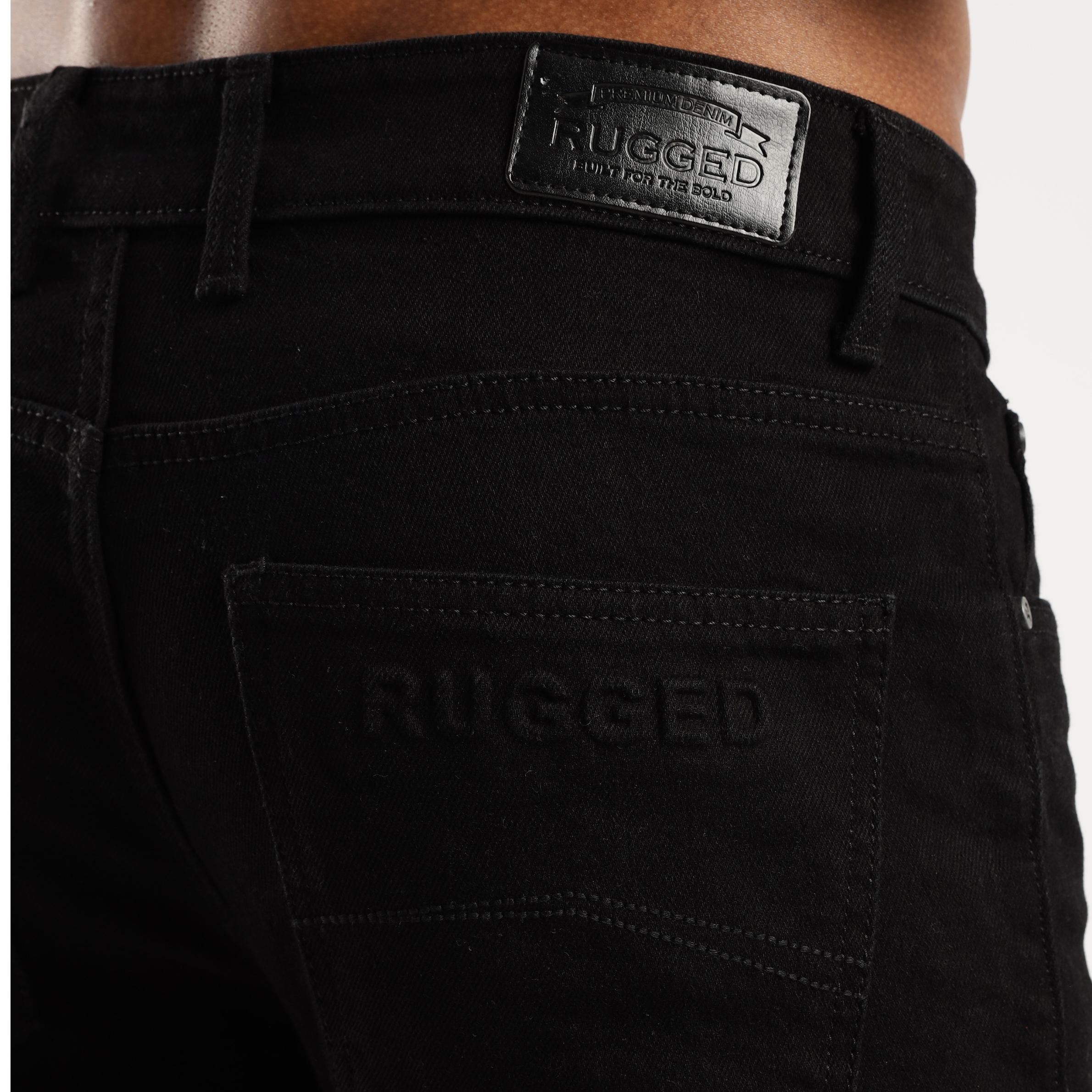 Sleek Straight Fit Men's Jeans – Shadow Trail