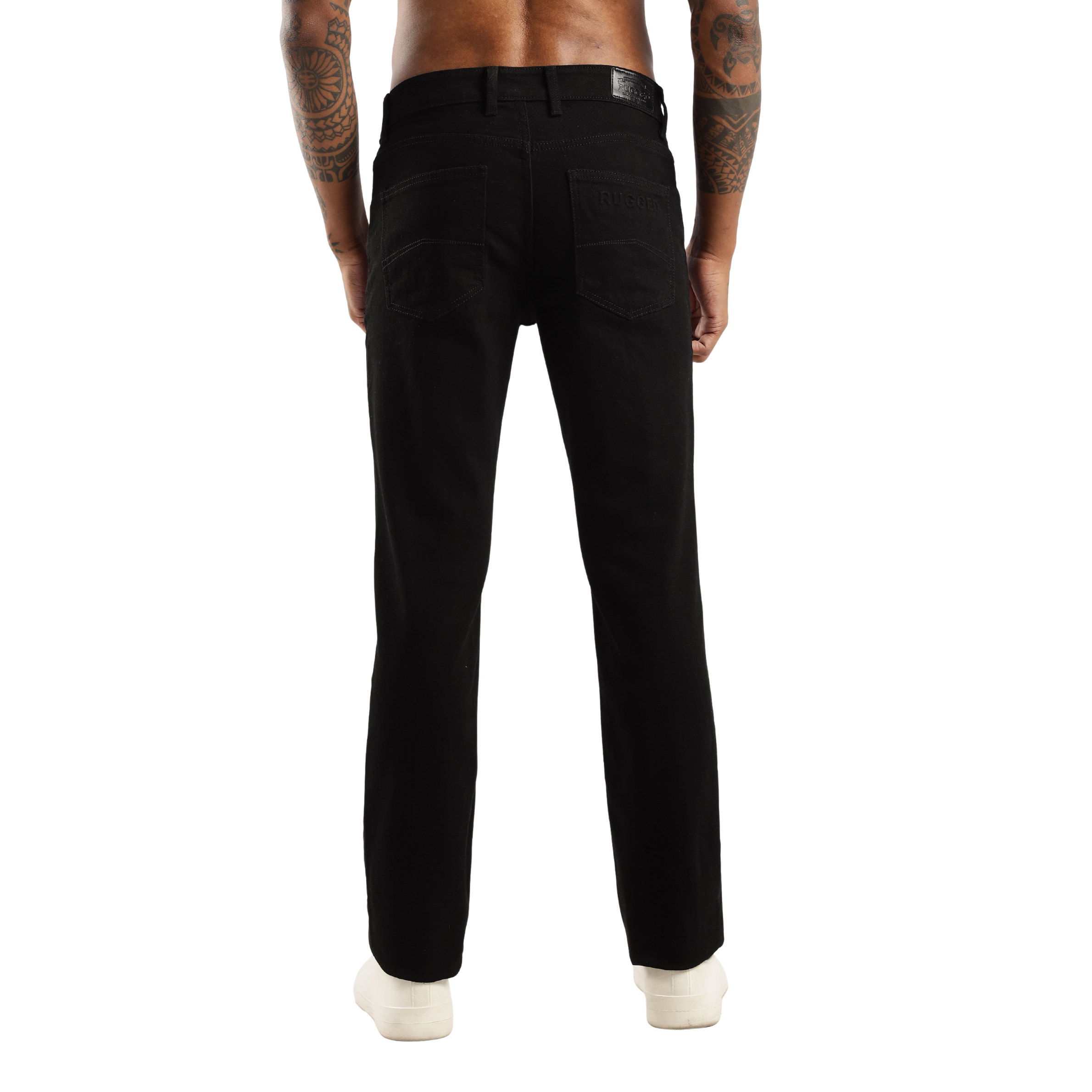 Sleek Straight Fit Men's Jeans – Shadow Trail