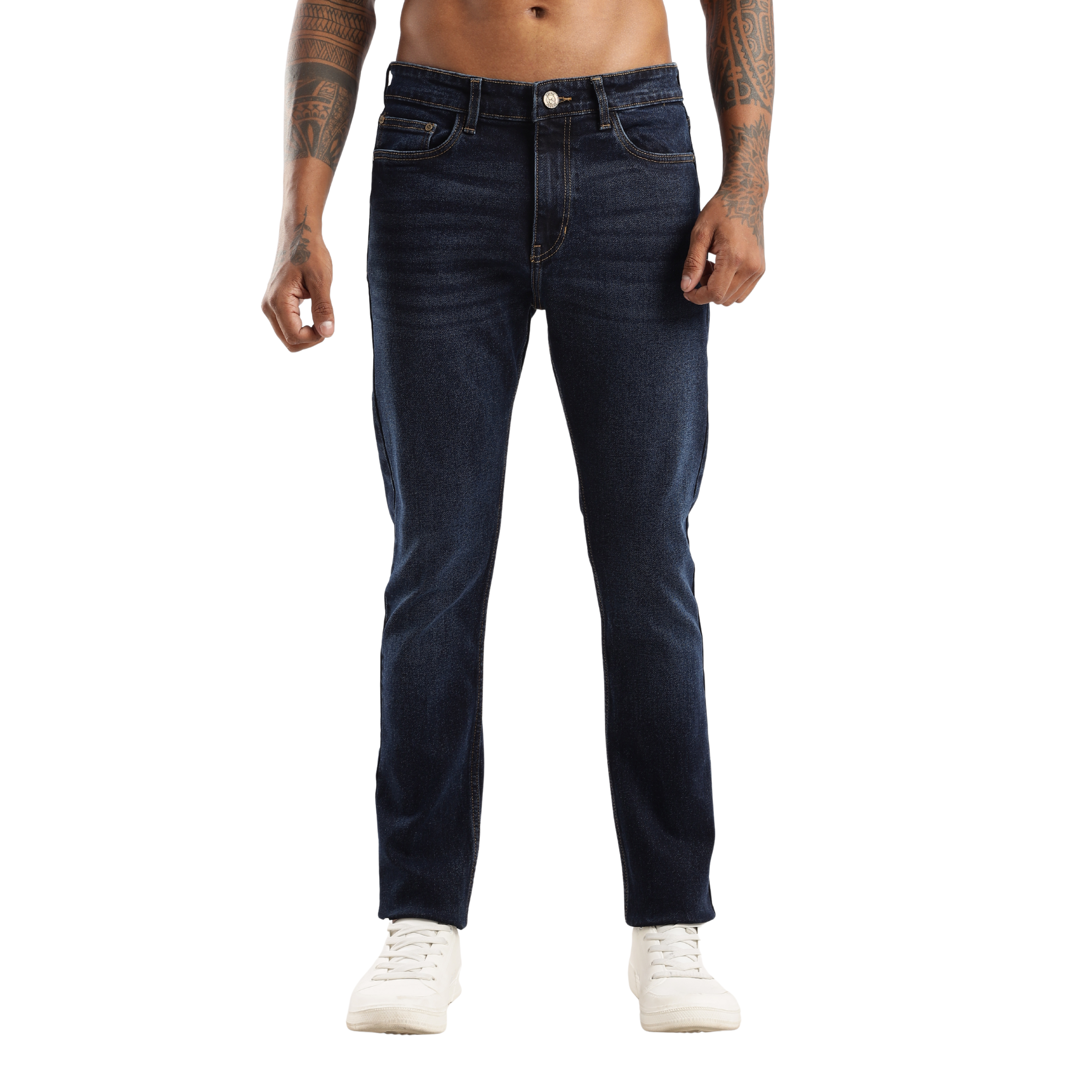 Sleek Tapered Fit Men's Jeans – Steel Wave