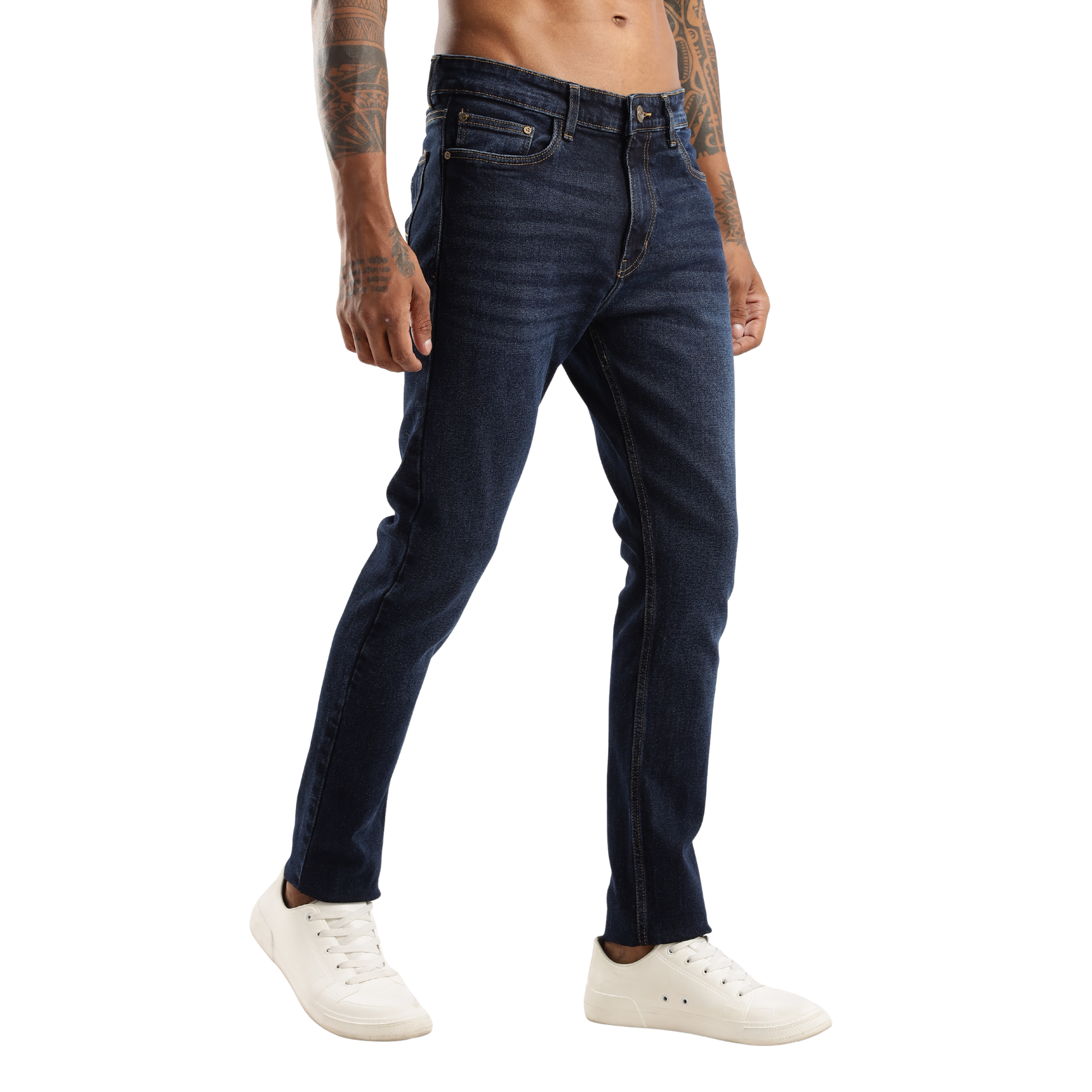 Sleek Tapered Fit Men's Jeans – Steel Wave