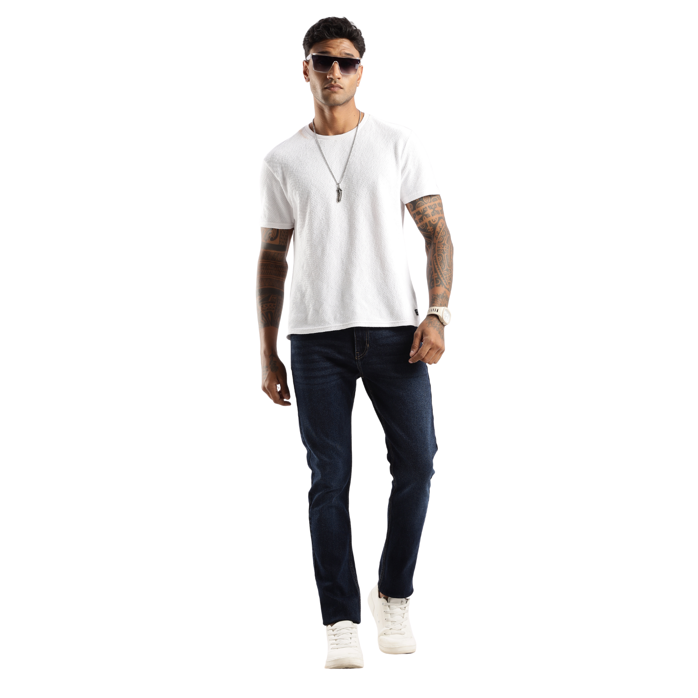 Sleek Tapered Fit Men's Jeans – Steel Wave