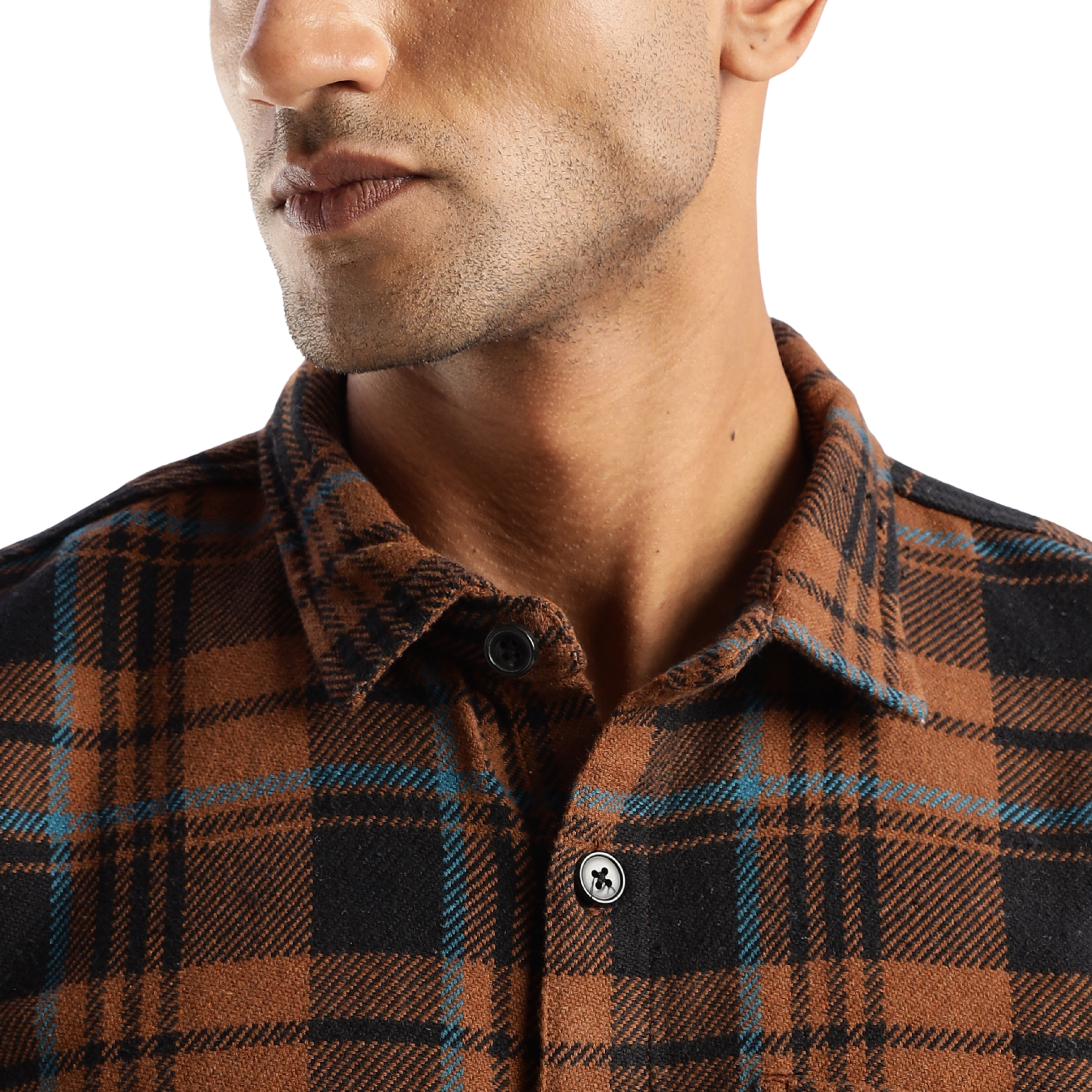 The-Rugged Explorer Men’s Flannel Shirt – Timberland Rust Check